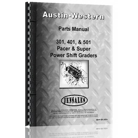 Aftermarket Parts Manual For Austin Western Super 401 Grader (W/ Power Shift Transmission) RAP66576